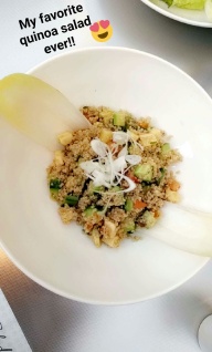 My favorite quinoa salad is at Shades Cafe! via SnapChat @MsHala.co